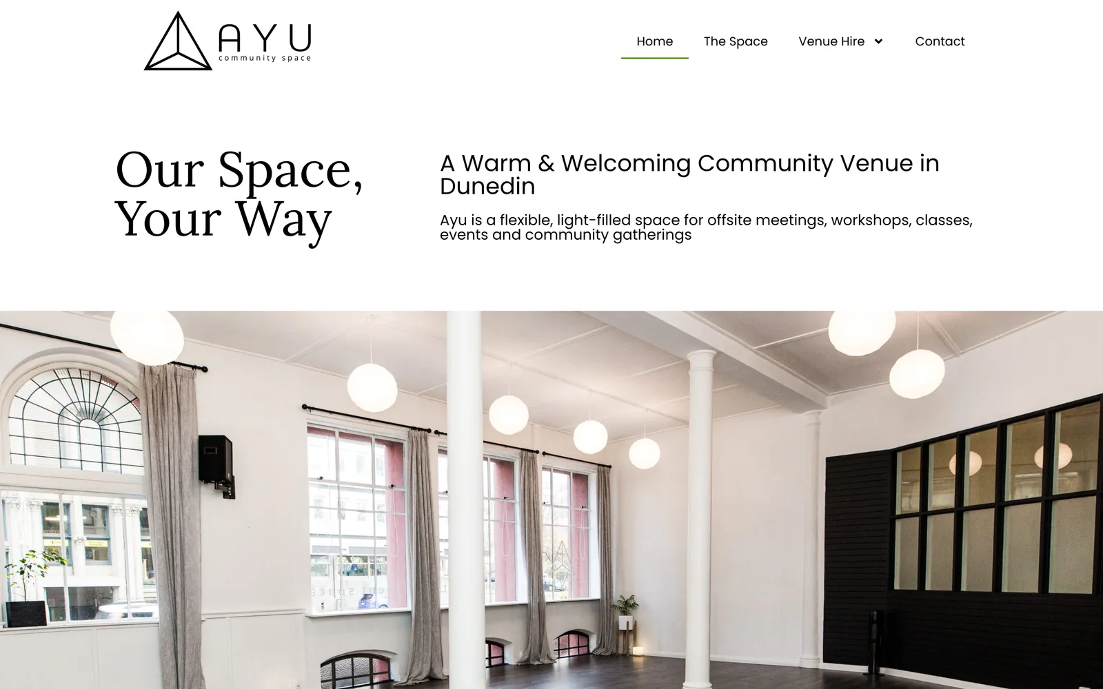 The Ayu website