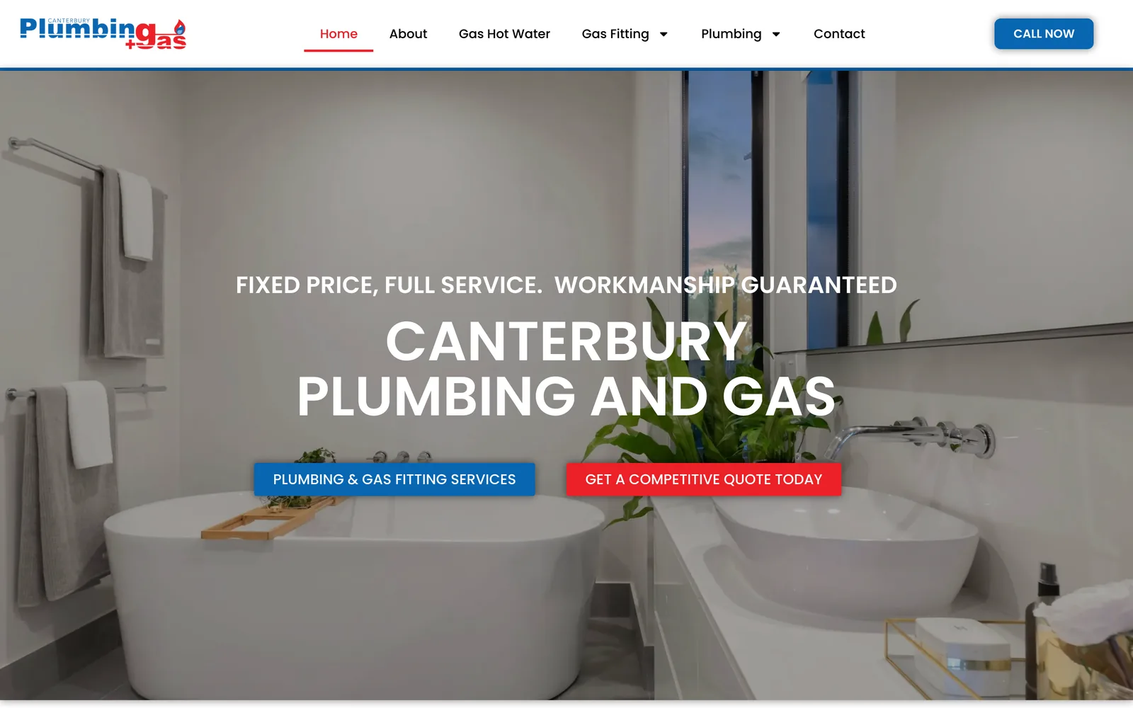 The Canterbury Plumbing & Gas website