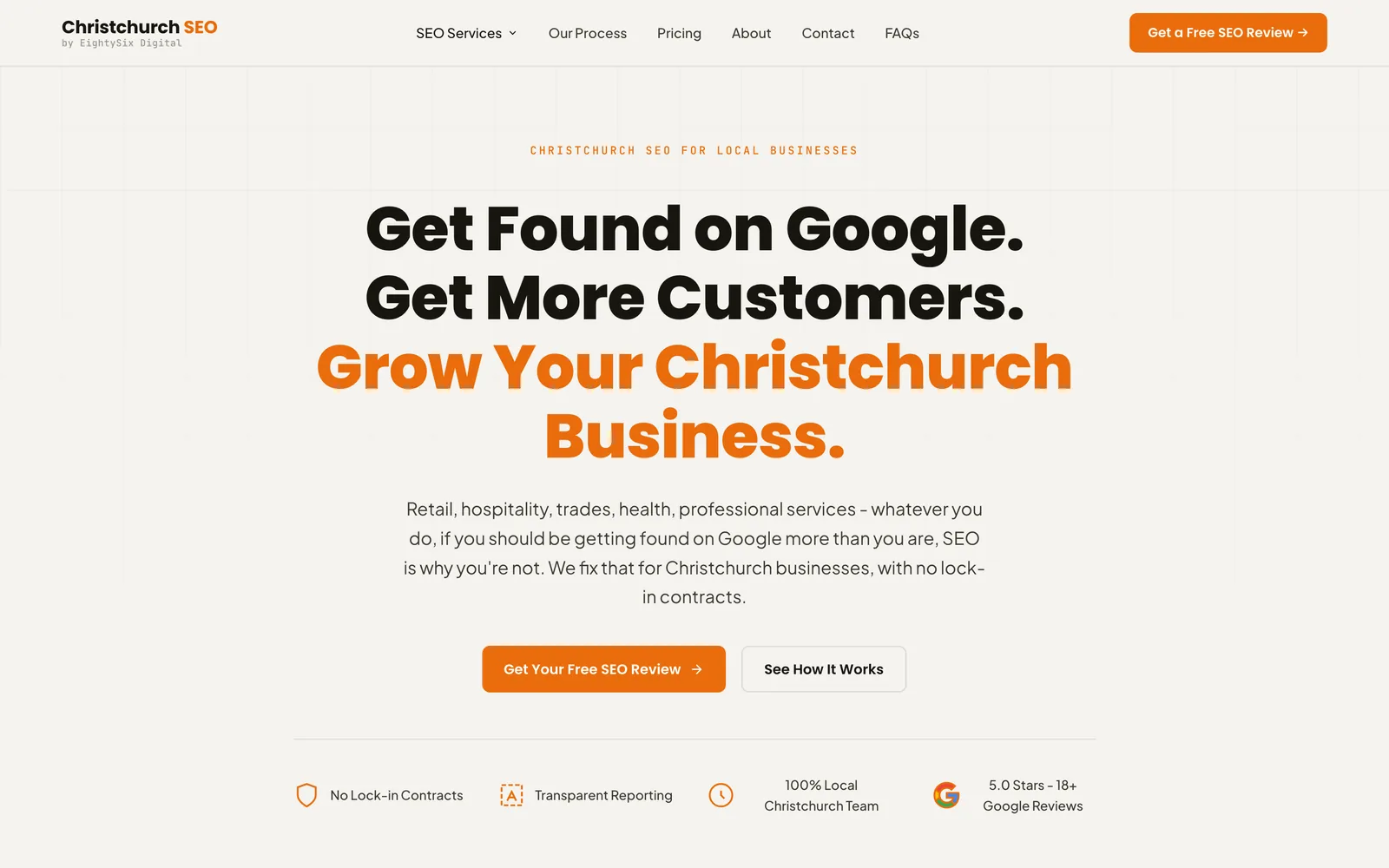 The Christchurch SEO website